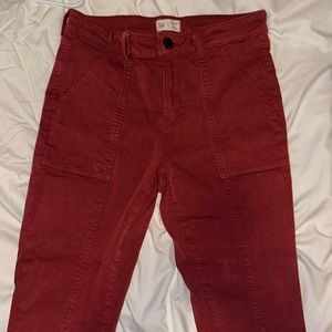 Red jeans size 27